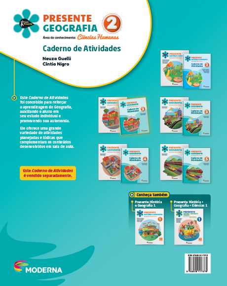 Caderno - Presente Geografia 2 - verso